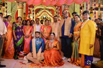 Celebs at Bandla Ganesh Brothers Daughter Ashritha Wedding Photos